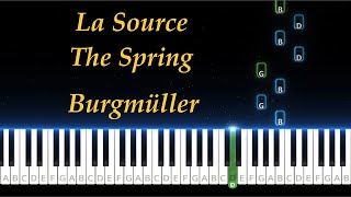 Burgmüller Op.109 No.5 - La Source - The Spring (BPM = 30)