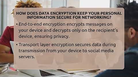 How Does Data Encryption Keep Your Personal Information Secure For Networking? - Everyday-Networking