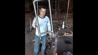 How to Fabricate Stainless Grab Bar - Flip Up/Down Type