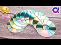 5 Genius way to reuse old cd | old cd craft ideas | Best out of waste | Artkala