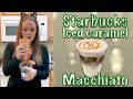 HOW TO MAKE A STARBUCKS ICED CARAMEL MACCHIATO | AT HOME DIY