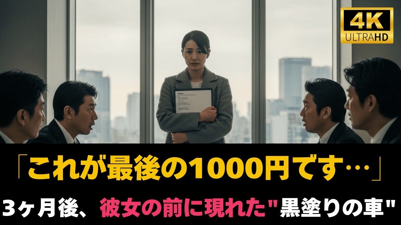 「これが最後の1000円です…」見知らぬ老人に渡した女性――3ヶ月後、彼女の前に現れた“黒塗りの車”【実話】