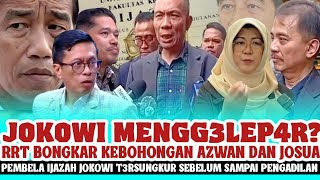 Jokowi Tak Bisa Tidur Nyenyak? RRT Terus Pepet Soal Ijazah? Andi Azwan \u0026 Josua Akhirnya Tersungkur?