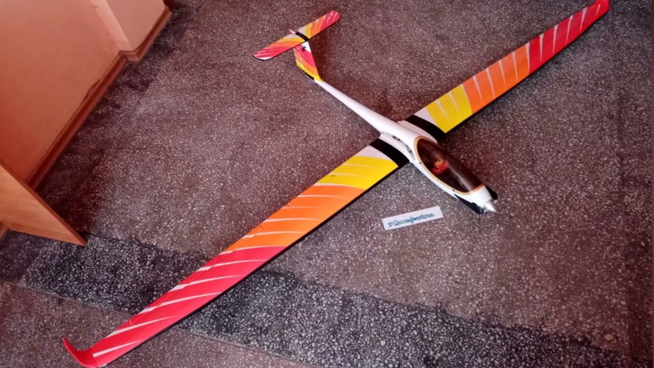 Сборка, установка оборудования, декорирование планера VOLANTEX RS ASW28