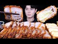 수육카츠 족발카츠 치즈 돈까스 먹방ASMR MUKBANG PORK BELLY PORK CUTLET & CHEESE PORK CUTLET チーズとんかつ eating sounds