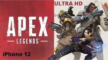 Apex legends mobile| iPhone 12 FPP gameplay
