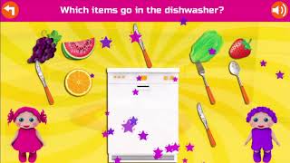 Toddler Kitchen Food Cooking Games-EduKitchen Girl - Cubic Frog® Apps-Learning Games for Kids screenshot 1