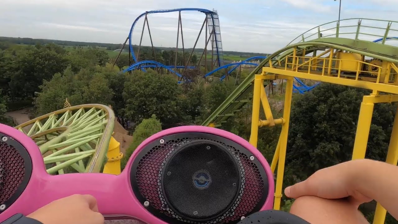 Dwervelwind Onride POV Front Seat [4K/60fps] @ Toverland