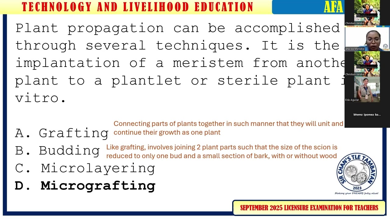 Agriculture and Fishery Arts LET - TLE Part 2