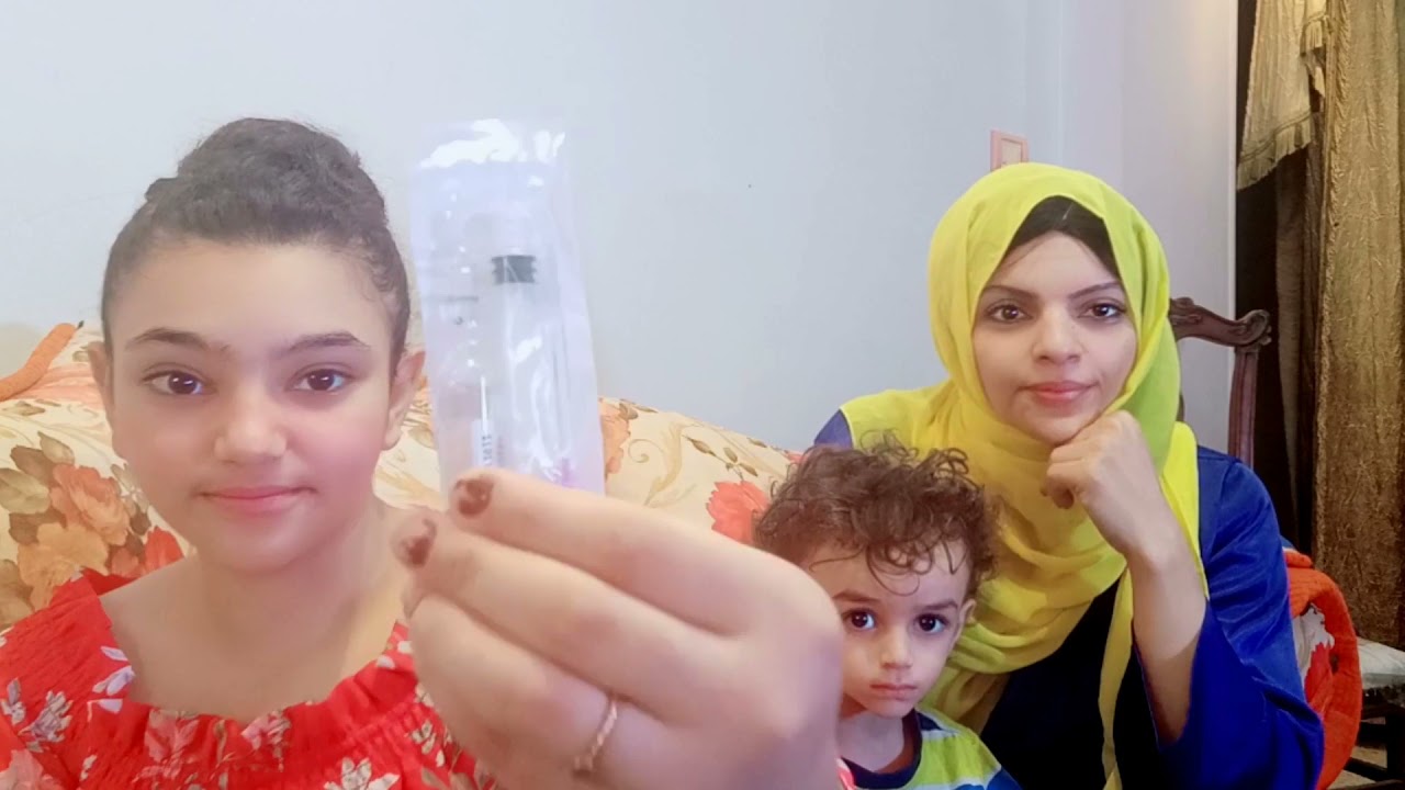 بنتى بتتعلم فيا ازاى تدى الحقنه شوفوا بهدلتنى ازاى