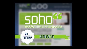 SOHO66 TUTORIAL - Routing Wizard