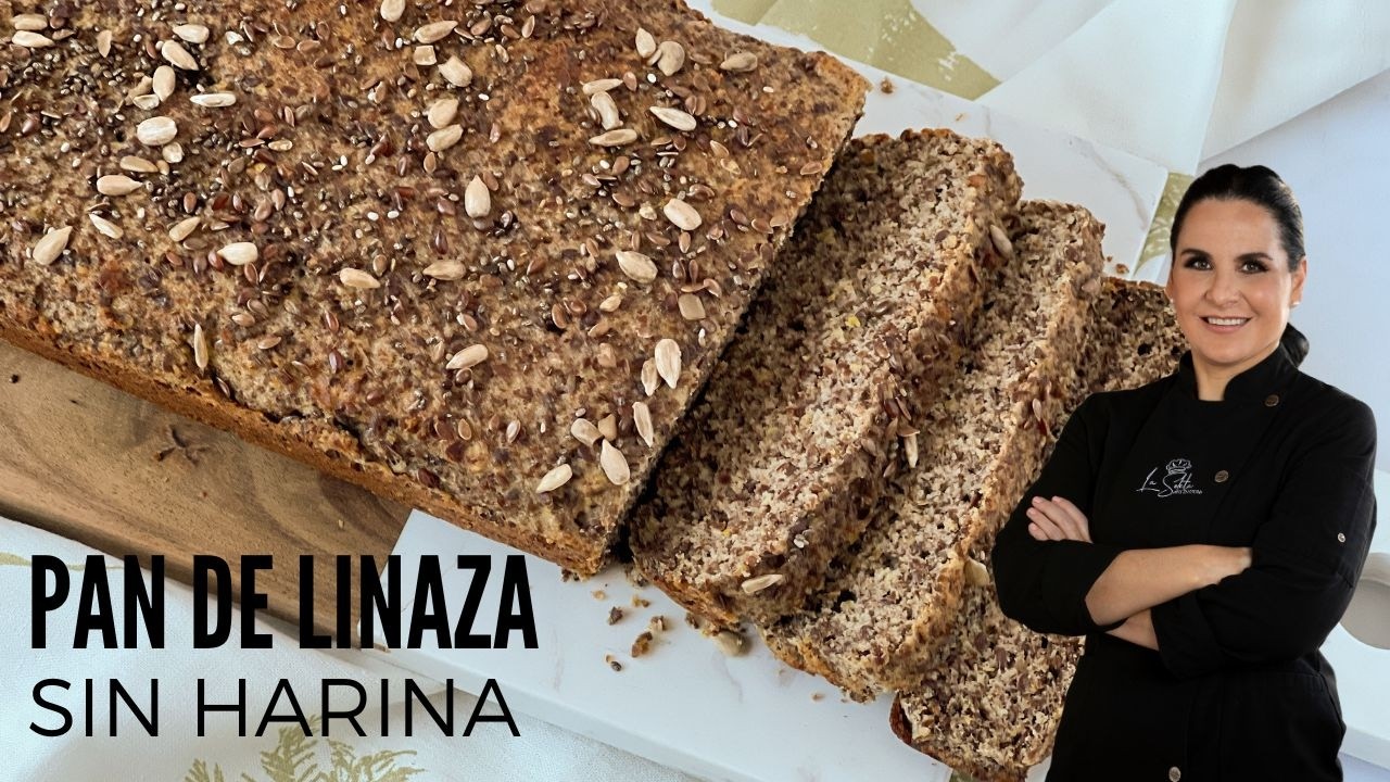 ¡Prepara este delicioso PAN DE LINAZA SALUDABLE, fácil y nutritivo! 🌿🍞