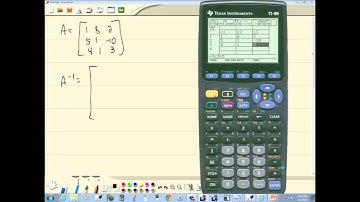 Technology in College Algebra - Matrix Inverse - TI-89