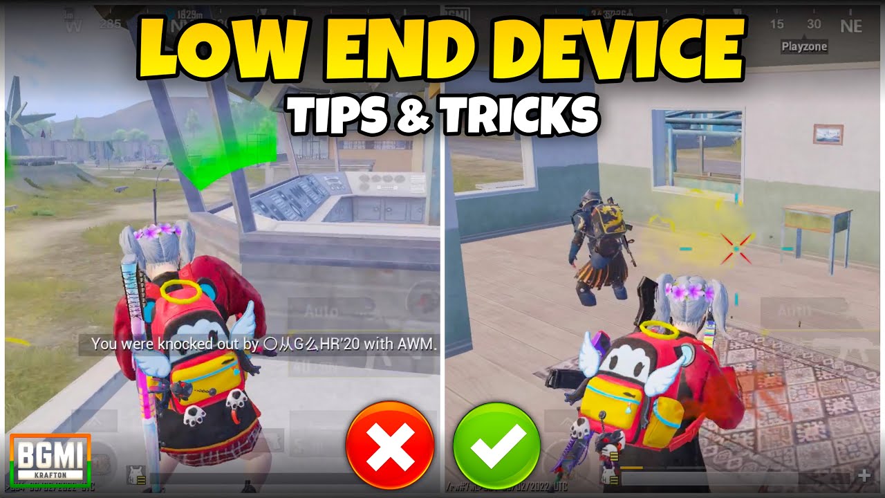 LOW END DEVICE TIPS AND TRICKS TO IMPROVE YOUR GAMEPLAY🔥IN BGMI/PUBG MOBILE