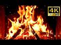 Crackling Fireplace 4K UHD Cozy Fireplace Ambience With Burning Logs Soft Flames 