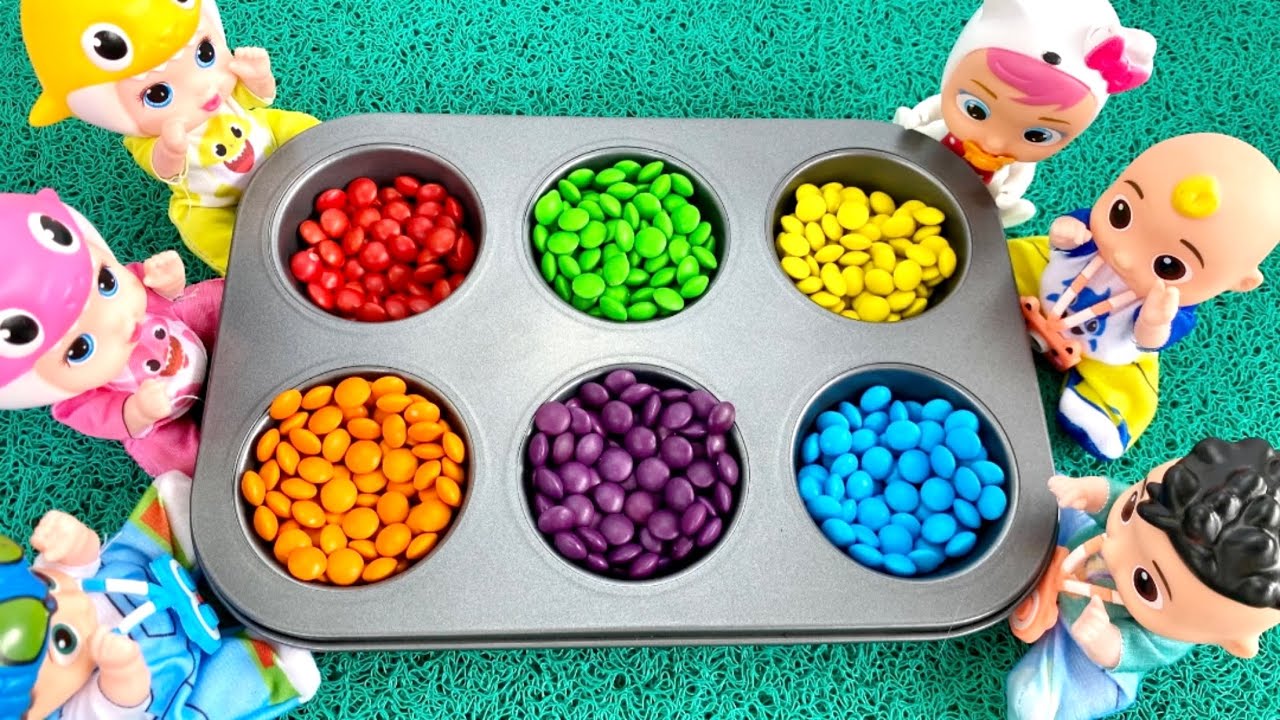 Satisfying Video | How To Mixing 6 Color Candy AND Mixing Vegetables ...