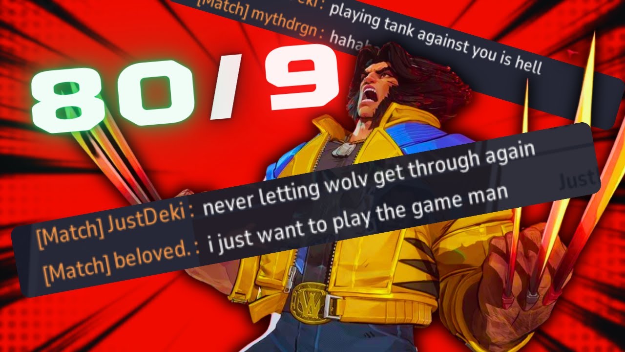 80 💀 ใน Rank ด้วย Wolverine... | Marvel Rivals - YouTube