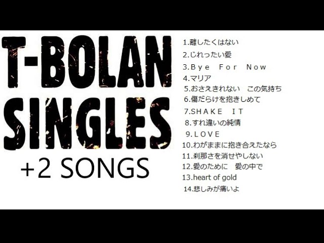 T-BOLAN】BEST SINGLES+2 ベストアルバムに名曲2曲追加 - YouTube