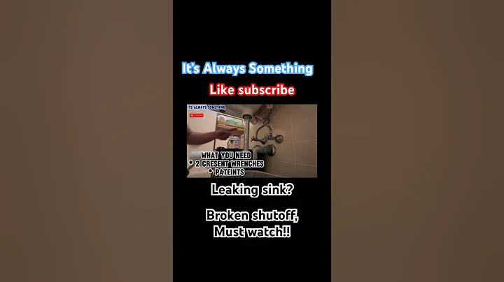 Sink shutoff repair #plumbing #consturction #howto #fix #youtube #fyp #help #leaks #broken #easy