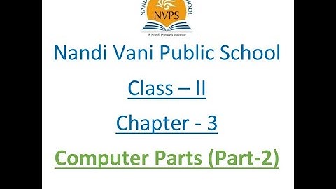 Class - 2 || Chapter - 3 || Computer Parts (Part-2) || By-Rehan sir || Nandi Vani Public School
