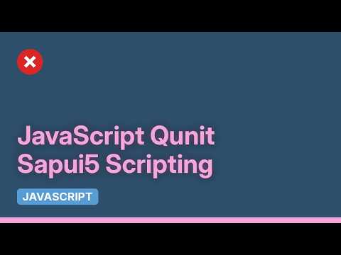 How to Write Unit Tests for Functions That Contain SAPUI5 Core API?