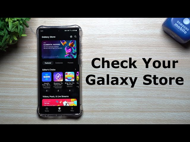 How to update Play Store and Galaxy Store apps on your Galaxy phone