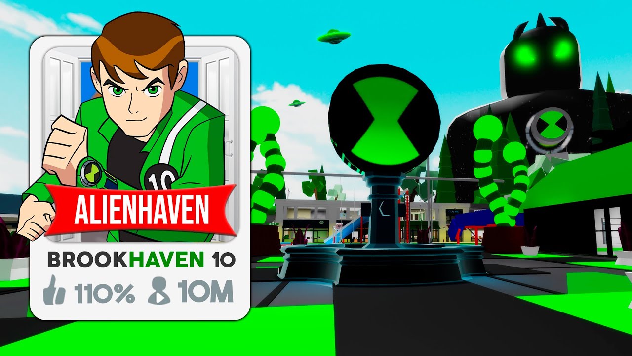 BEN 10 INVADIU O BROOKHAVEN 🏡 RP