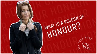 WHAT IS A PERSON OF REAL #HONOUR? / by ELIF SHAFAK