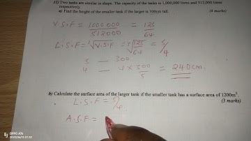 SIMILARITY AND ENLARGEMENT. L.S.F, A.S.F AND V.S.F