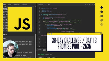 Mastering Asynchronous Execution with Promise Pools | LeetCode Challenge Day 13 of 30 | JavaScript
