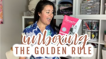 The Golden Rule DIY Sewing Pattern Drafting System Unboxing