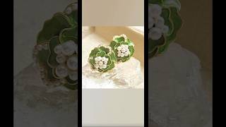 Elegant trending jewelry 💚🤍✨#shorts #viral #youtubeshorts #trending #cute #viralvideo #jewelry