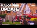 1 hospitalized, many displaced after residential fire in Cincinnati