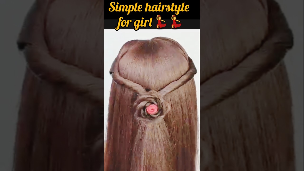 Simple Hair Style For Girls💃👰 