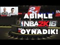 Abimle NBA 2K16 Oynadık! İnanılmaz Eğlenceli Maç! Son Top Heyecanı!