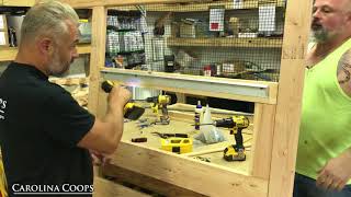 Installing Flashing on the American Coop Egg Hutch