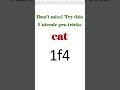 Hidden Cat Emoji Secret (1F408) #unicodehack||Viral Cat Unicode Hack #texttricks #youtubeshorts