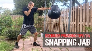 Beginner Punching Tips (Part 1/4): Snapping Jab (Fundamental Four)