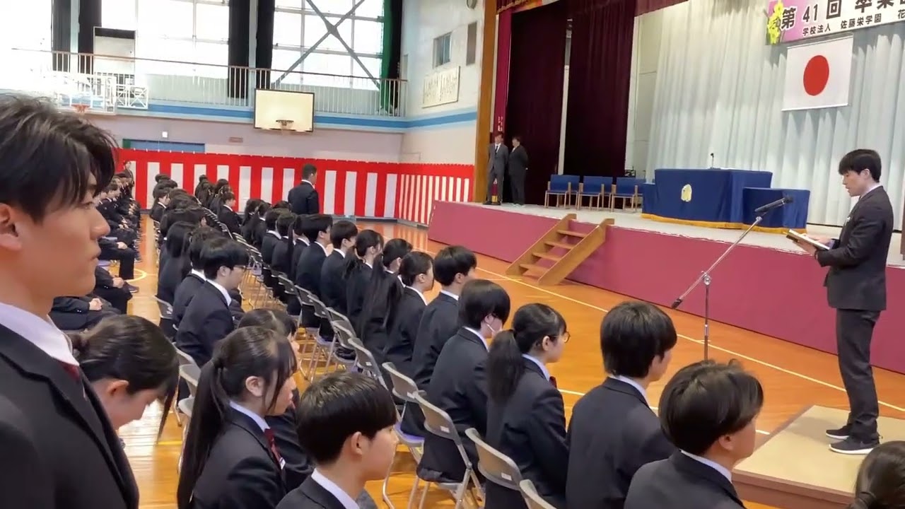 卒業まであと3日･･･　～3学年卒業式練習～　