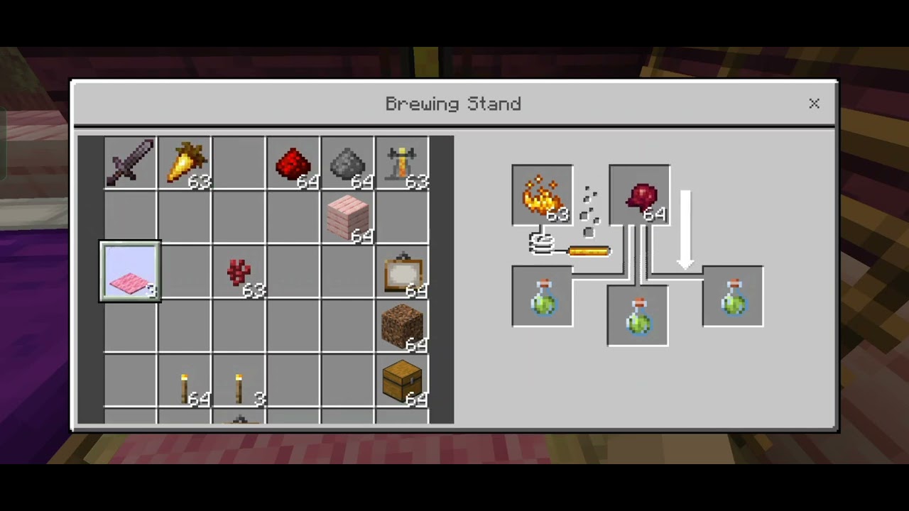 HOW TO MAKE POTION OF INVISIBILITY IN MINECRAFT 🧪🧪