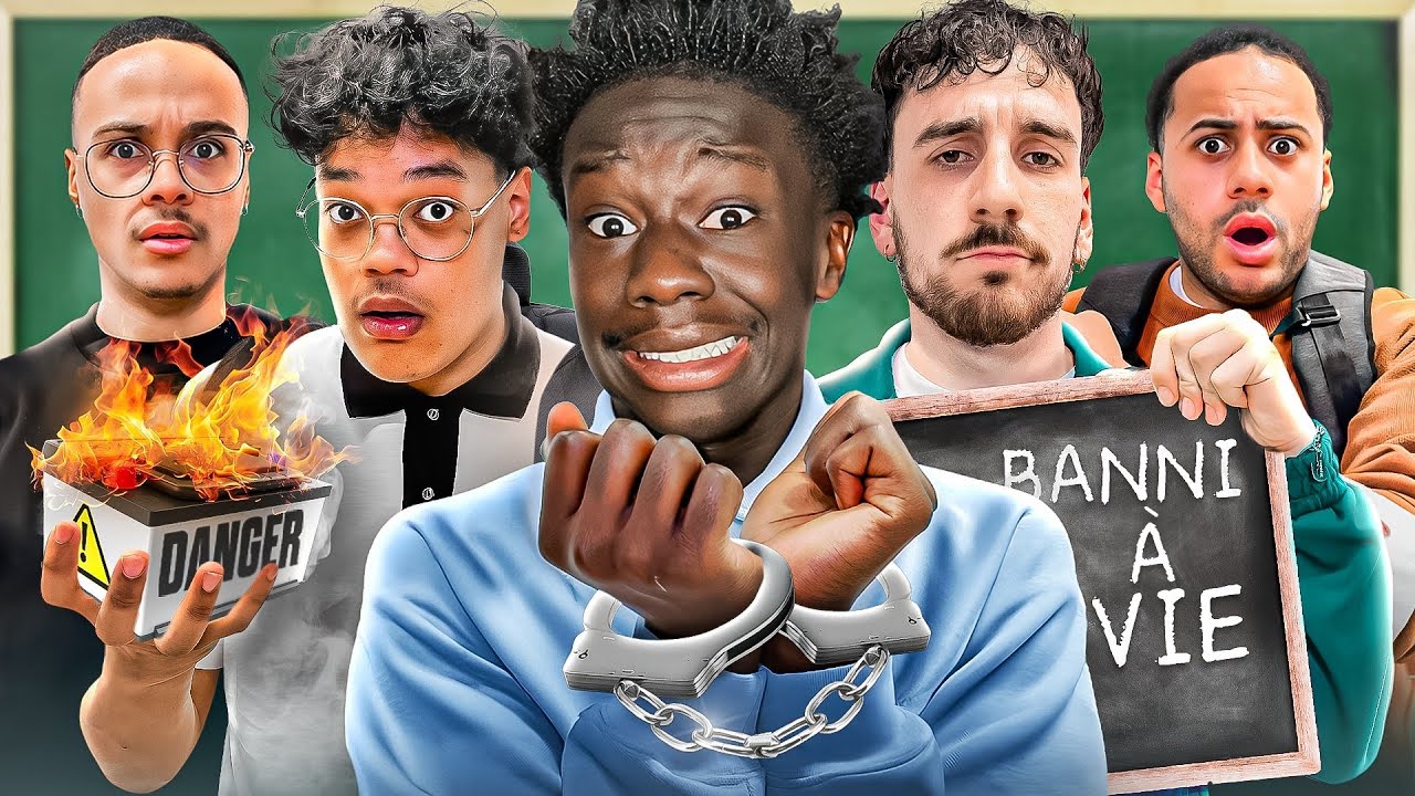 NOS PIRES ANECDOTES À L'ÉCOLE IRL #4 (ft. Nico, Raska, Théobabac et Totoche)