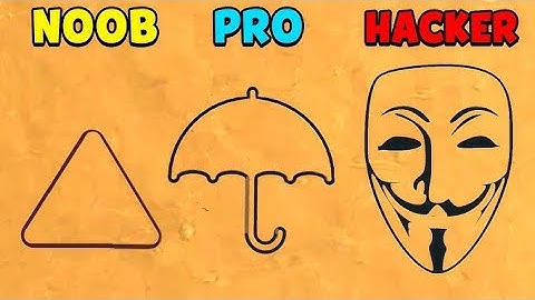 NOOB vs PRO vs HACKER - Cut and Paint