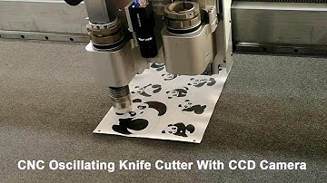 Paper Cutter Cnc oscillation knife cutting machine with CCD camera