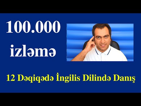 Sıfırdan İngilis Dili. Dərs-1