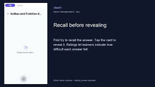 clearn — Turn Study Material into Flashcards | Shipaton 2026 Demo screenshot 5