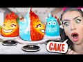 CRAZIEST *FIRE VS WATER* Elemental Movie Art EVER!? (MAGIC COLOR CHANGE, EMBER & WADE HAPPY MEAL) image