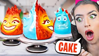 CRAZIEST *FIRE VS WATER* Elemental Movie Art EVER!? (MAGIC COLOR CHANGE, EMBER & WADE HAPPY MEAL) image