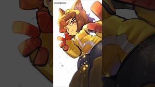 Gameoverse Fanart Is Cute anime gameoverse twitter fanart art animation ross arin games