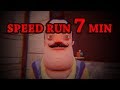 Hello Neighbor Beta Speedrun [7 MINUTES]