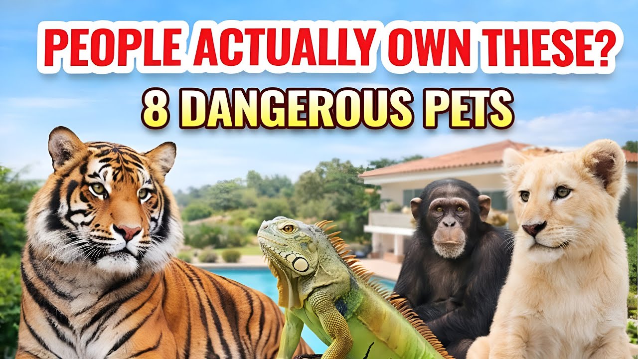8 Most Dangerous Wild Animals Kept as Pets 